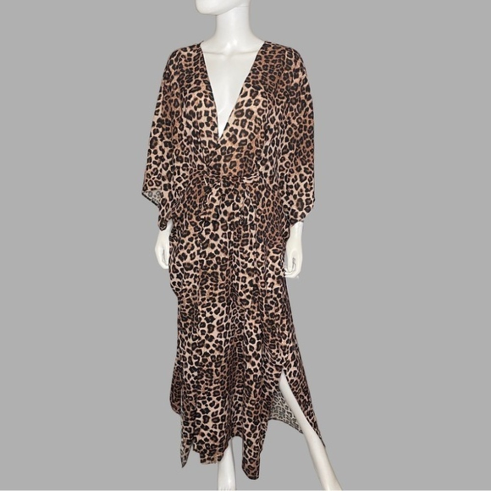 Good American Animal Print Swim Coverup